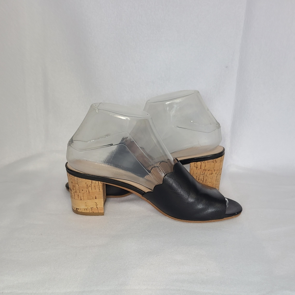 Kate Spade Warren Scalloped Leather Sandals Mules Size 7.5 - Picture 9 of 16